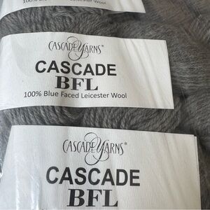 Cascade BFL Silver Color 6 Yarn Grey British DK weight 10 skeins